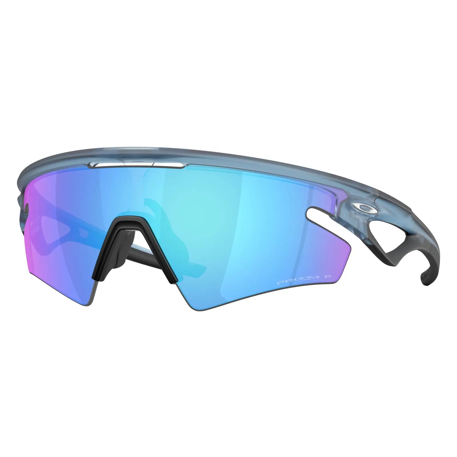 Oakley Sphaera Slash Sunglasses Matt Trans Stonewash / Prizm Sapphire Polarized - FREE UK Shipping, FREE 365 Day Returns | Moto Central