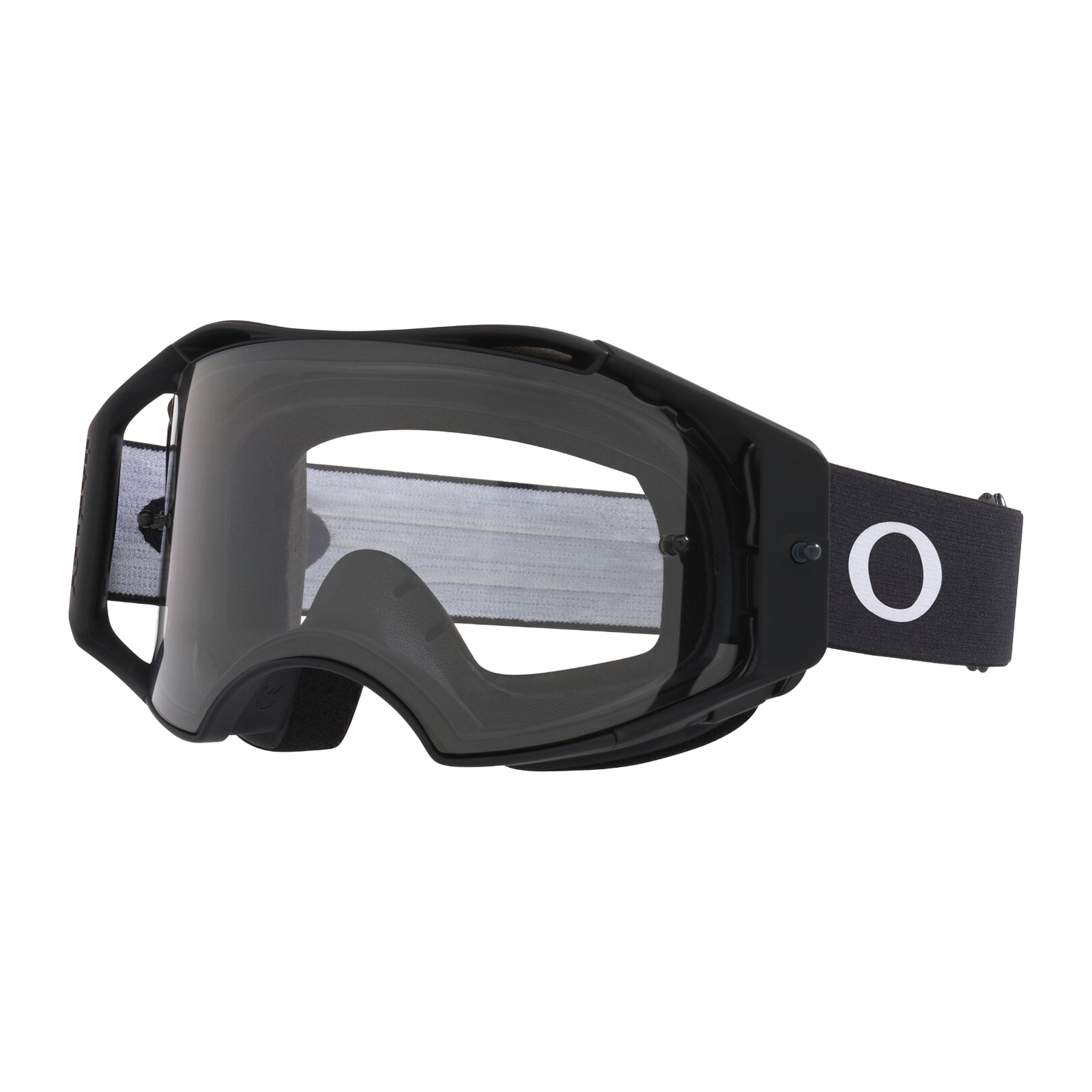 Oakley Airbrake Lite Goggles Matt Black / Clear - FREE UK Shipping, FREE 365 Day Returns | Moto Central