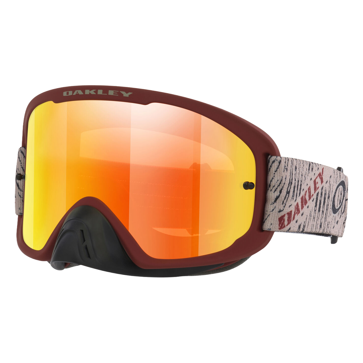 Oakley O Frame 2.0 Pro Sand Ruts MX Goggles Fire Iridium - FREE UK Shipping, FREE 365 Day Returns | Moto Central