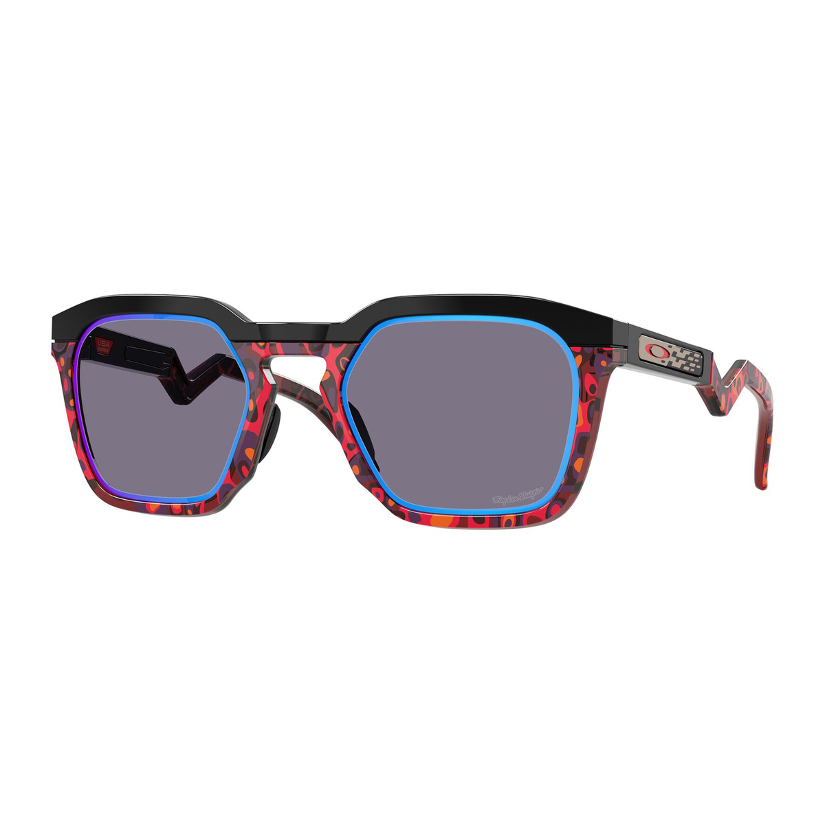Oakley HSTN SQ Sunglasses Polished Black / Prizm Sapphire Alt Lens - FREE UK Shipping, FREE 365 Day Returns | Moto Central