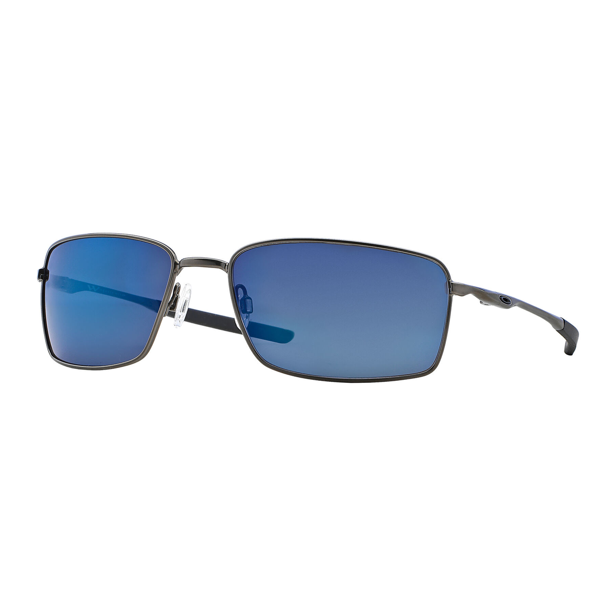 Oakley Square Wire Sunglasses Cement / Ice Iridium Lens - FREE UK Shipping, FREE 365 Day Returns | Moto Central