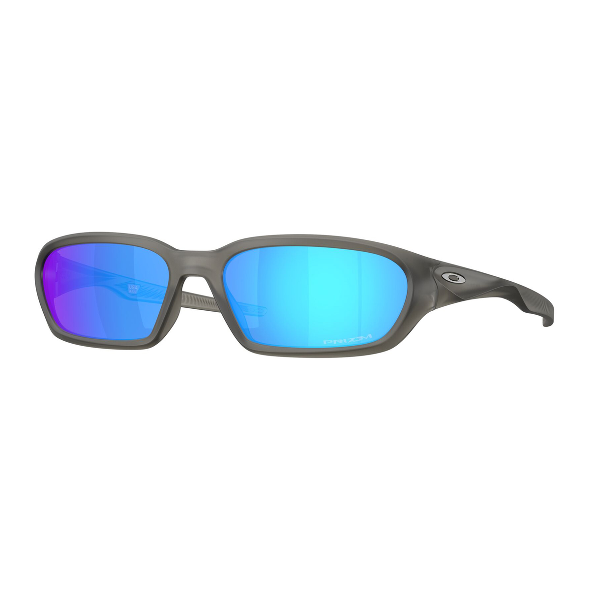 Oakley Terraforma Sunglasses Matt Grey Smoke / Prizm Sapphire Lens - FREE UK Shipping, FREE 365 Day Returns | Moto Central
