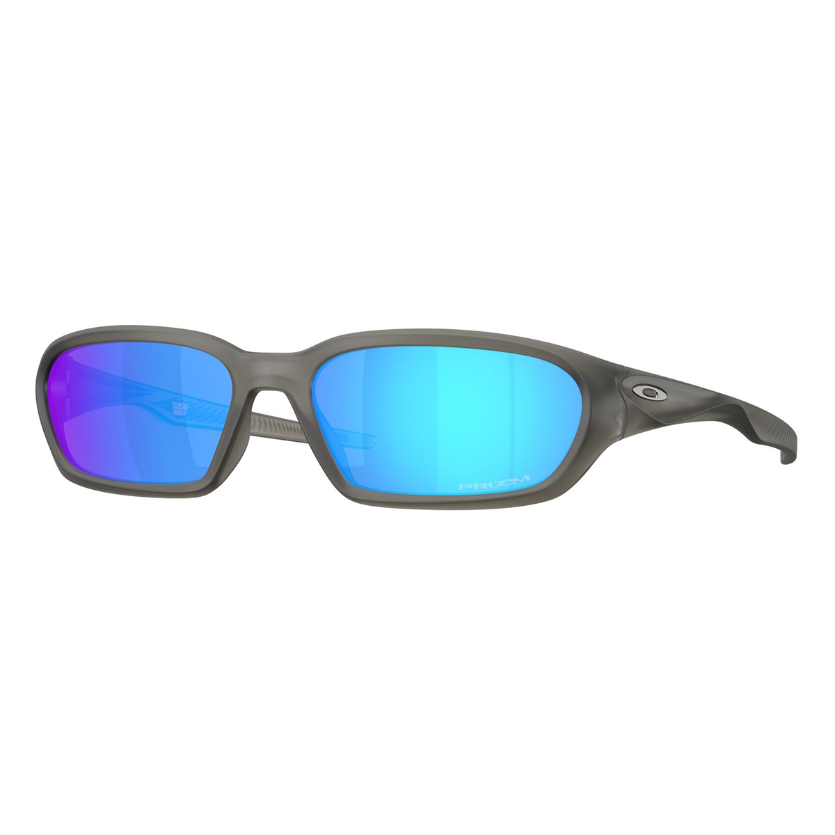 Oakley Terraforma Sunglasses Matt Grey Smoke / Prizm Sapphire Lens - FREE UK Shipping, FREE 365 Day Returns | Moto Central