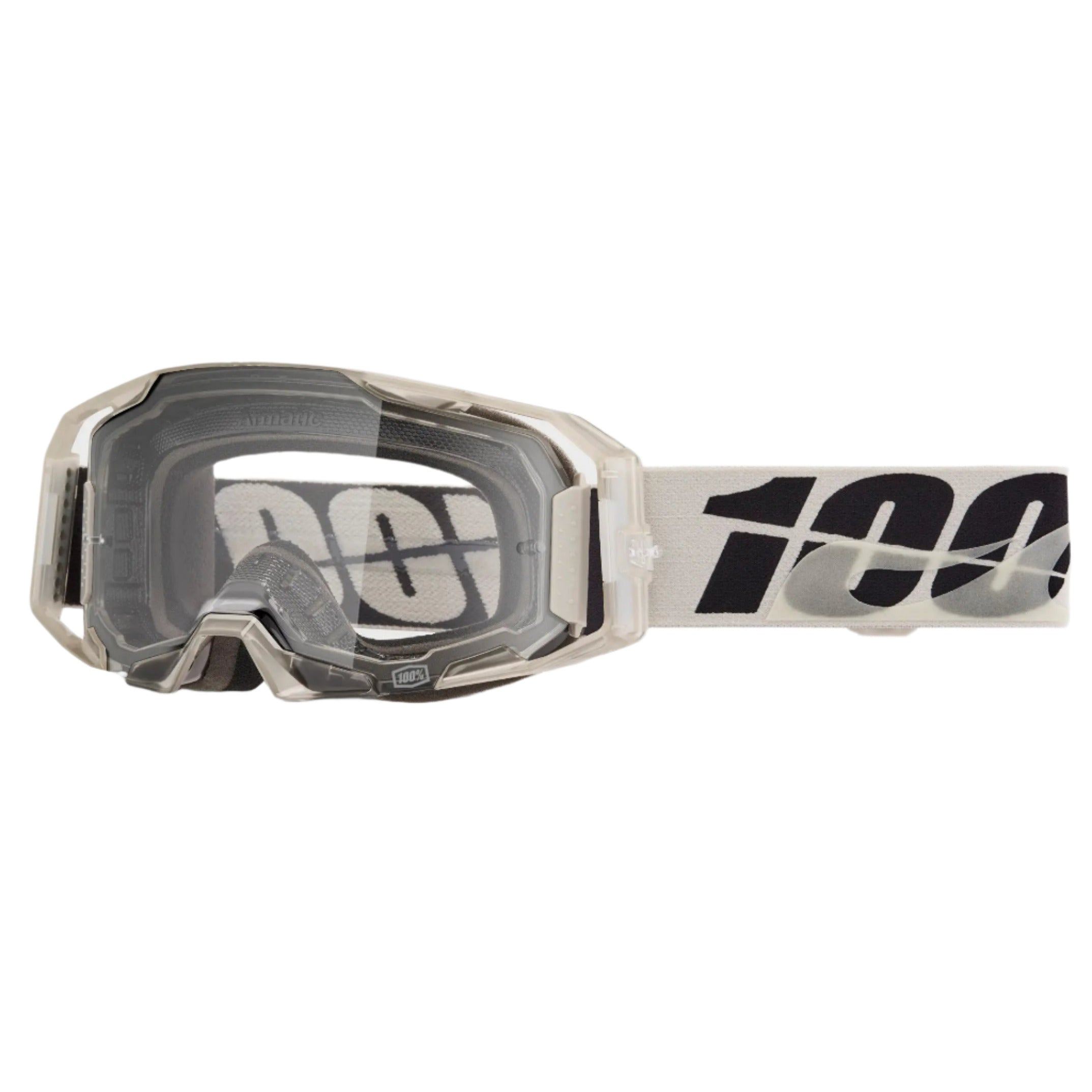 100% Armatic Goggles Pitch / Clear Lens - FREE UK Shipping, FREE 365 Day Returns | Moto Central