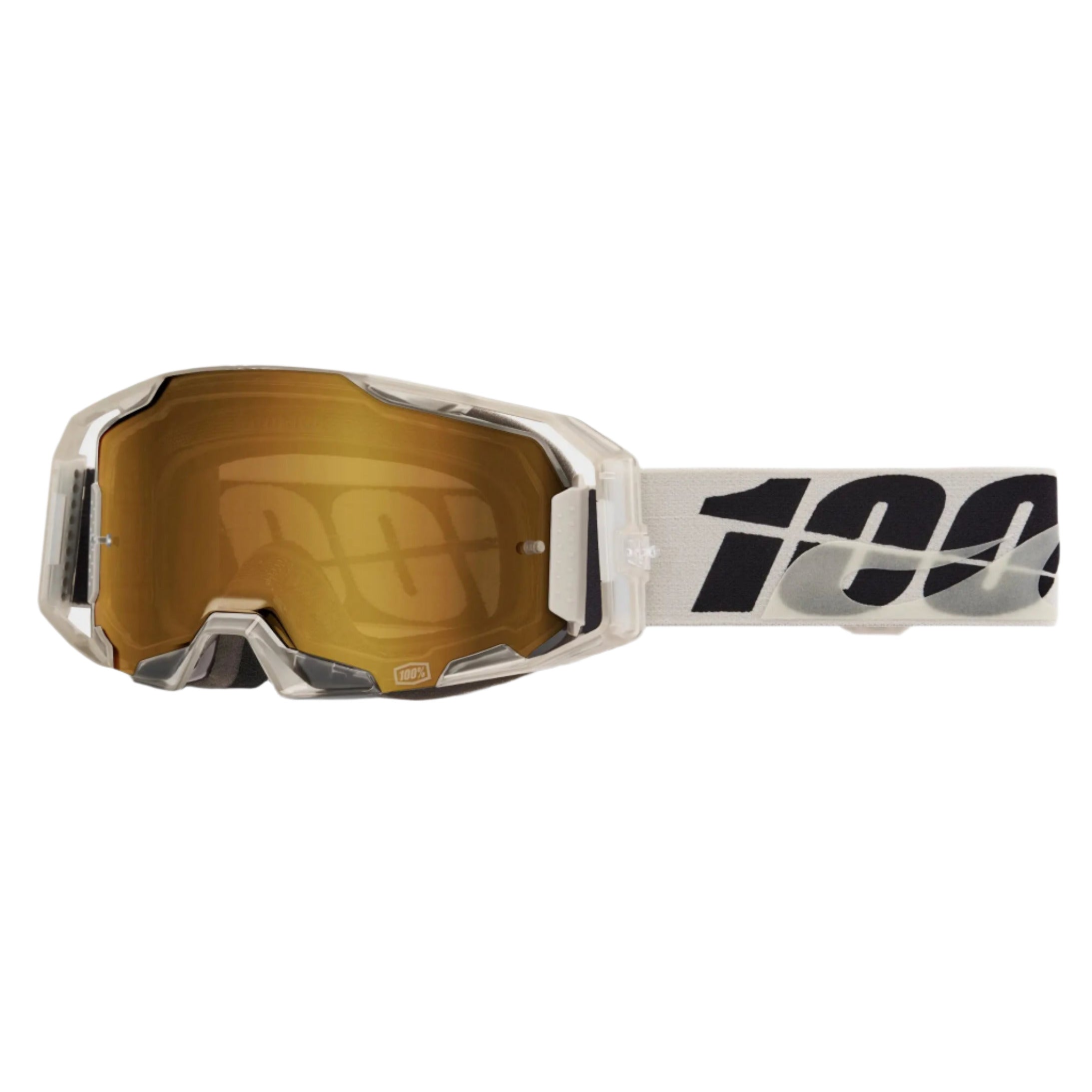 100% Armatic Goggles Pitch / Mirror True Gold Lens - FREE UK Shipping, FREE 365 Day Returns | Moto Central
