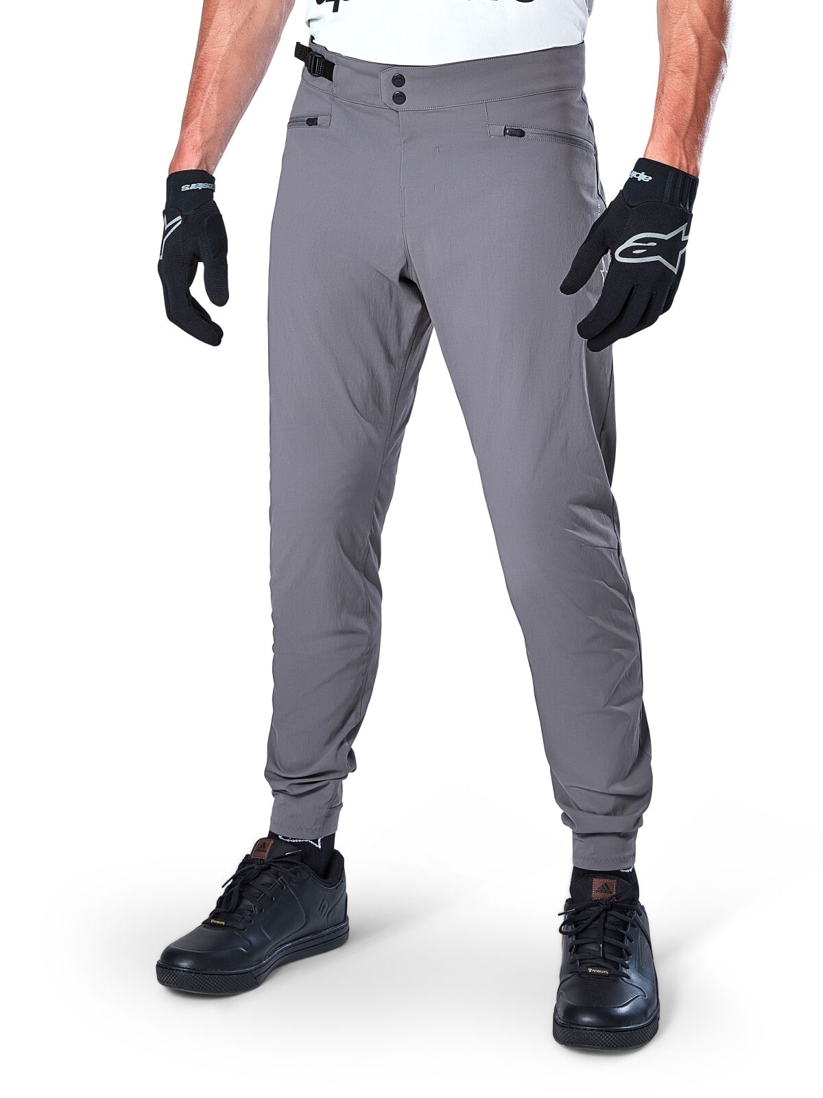 Alpinestars A-Dura Trousers Dark Grey - FREE UK Shipping, FREE 365 Day Returns | Moto Central