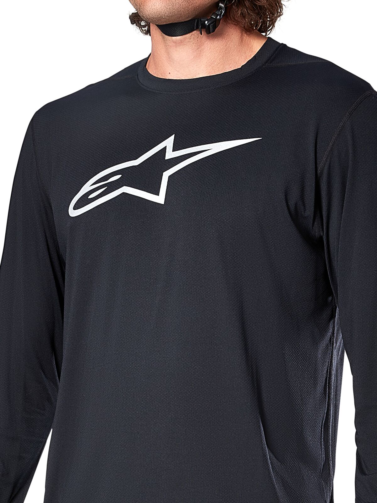 Alpinestars A-Dura Astar Long Sleeves Jersey Black - FREE UK Shipping, FREE 365 Day Returns | Moto Central