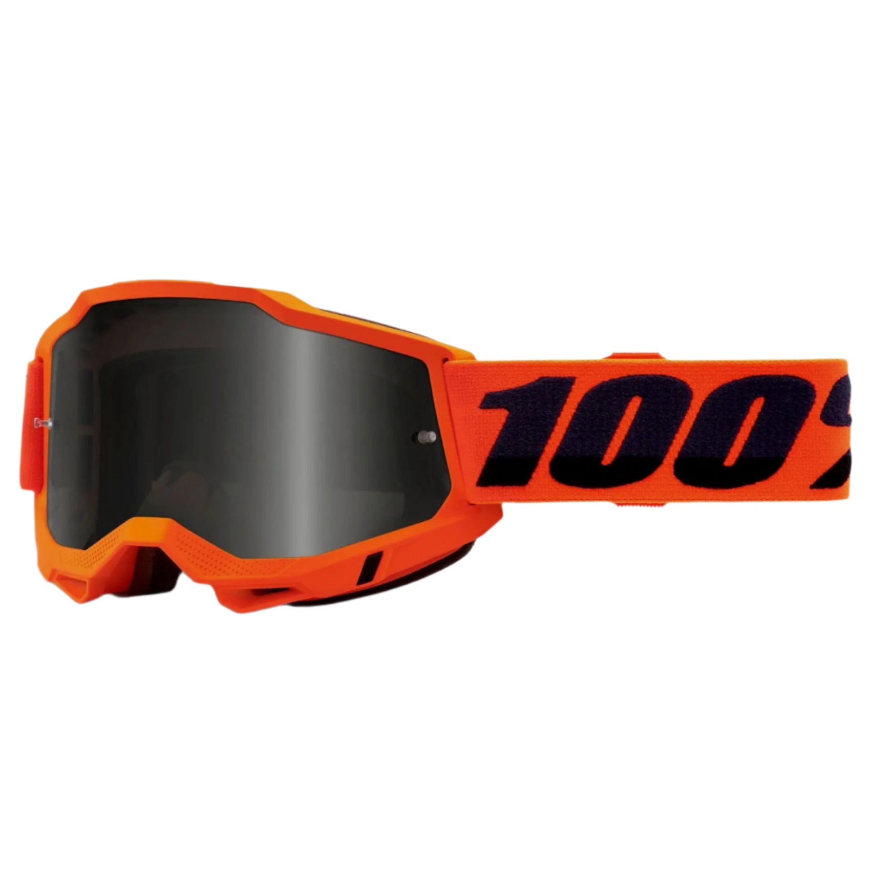 100% Accuri 2 Sand Goggles Orange / Smoke Lens - FREE UK Shipping, FREE 365 Day Returns | Moto Central