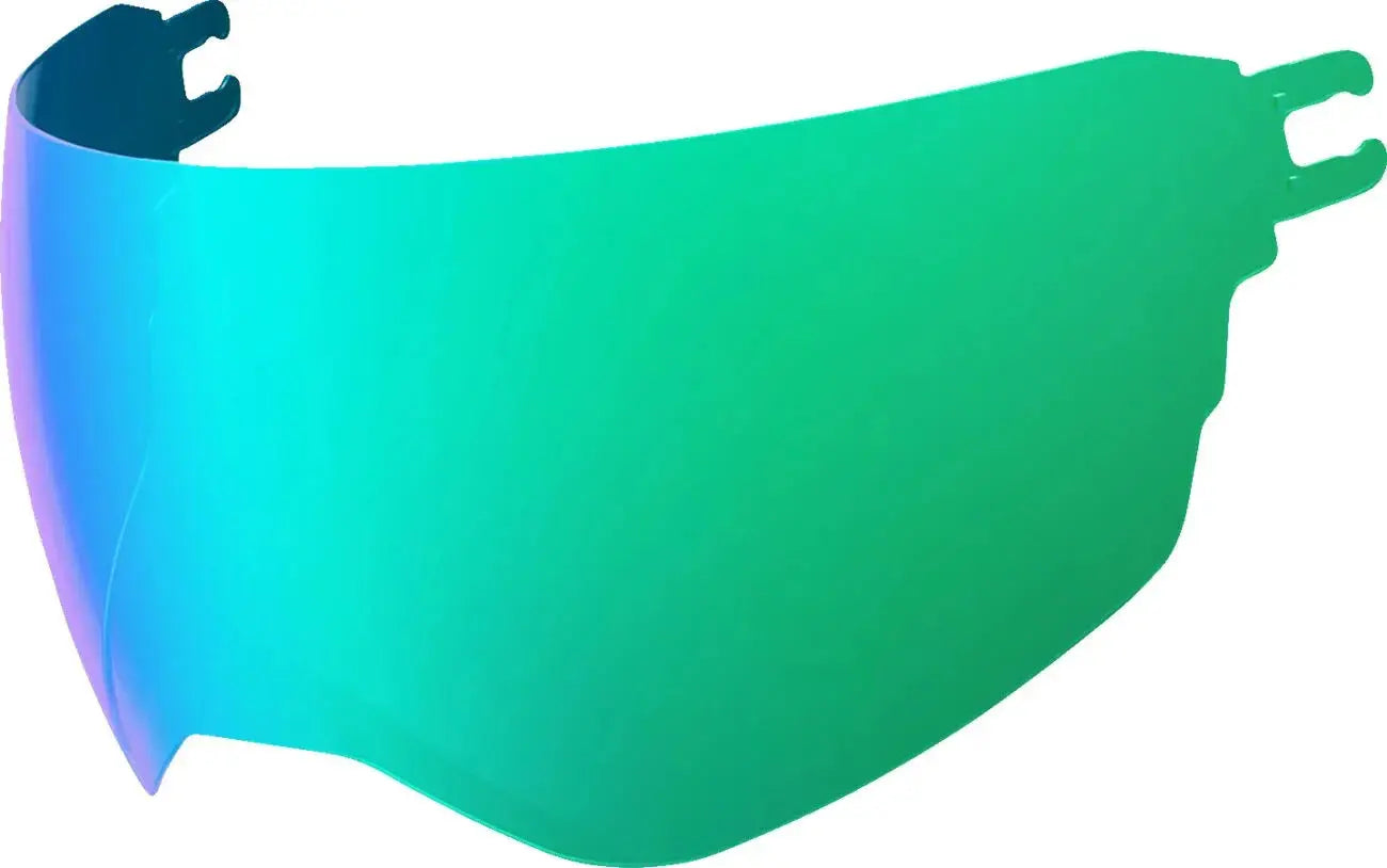 Icon Dropshield Ultra Shield Visor Green - FREE UK Shipping, FREE 365 Day Returns | Moto Central