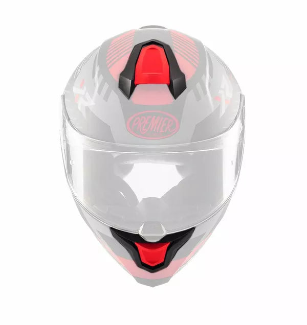 Premier Hyper XR 92 Helmet Vent Kit Gloss Red FREE 365 Day Returns, FREE UK Delivery | Moto Central