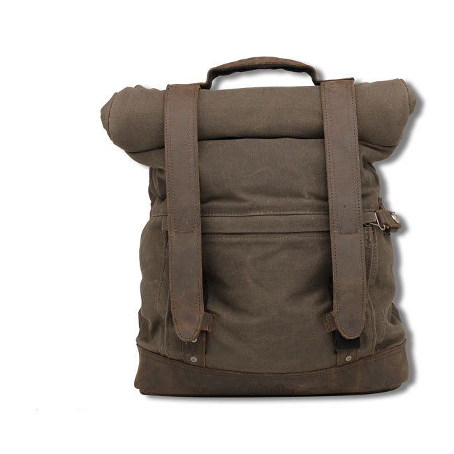 Burly Voyager Back Pack Dark Oak