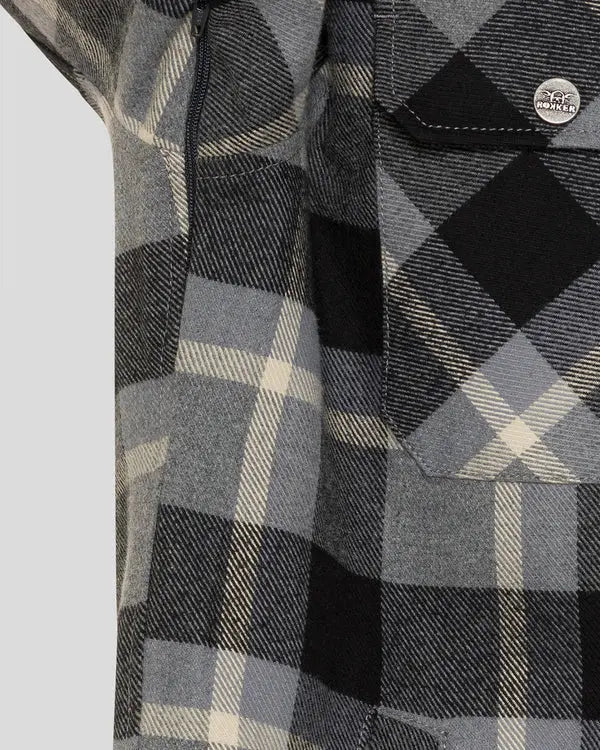 Rokker Memphis Rider Shirt Grey FREE UK Delivery, FREE 365 Day Returns | Moto Central