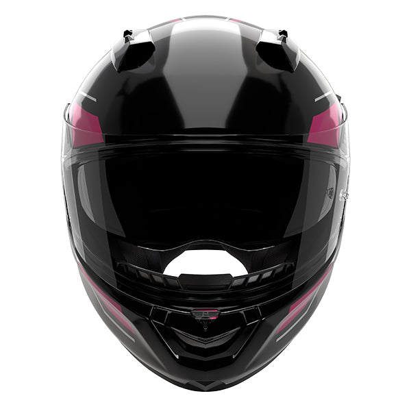 Nolan N60-6 Sincrono Black / Fucsia / Metal Grey FREE UK Delivery, FREE 365 Day Returns | Moto Central