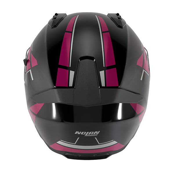 Nolan N60-6 Sincrono Black / Fucsia / Metal Grey FREE UK Delivery, FREE 365 Day Returns | Moto Central