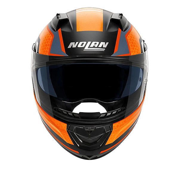 Nolan N60-6 Piega Black / Orange FREE UK Delivery, FREE 365 Day Returns | Moto Central
