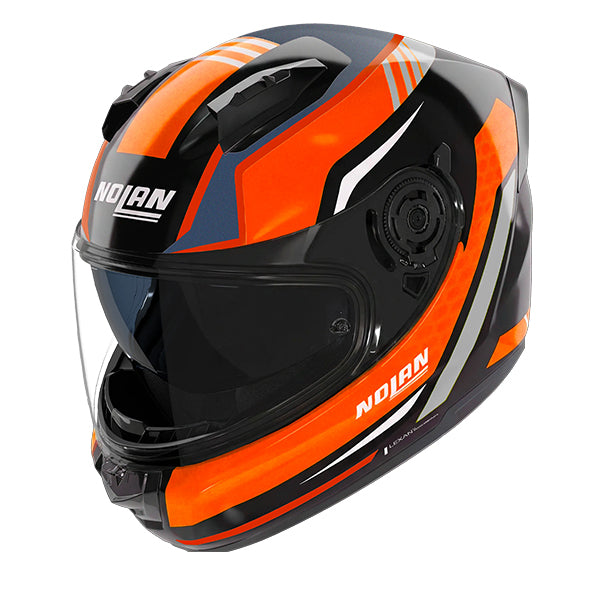 Nolan N60-6 Piega Black / Orange FREE UK Delivery, FREE 365 Day Returns | Moto Central