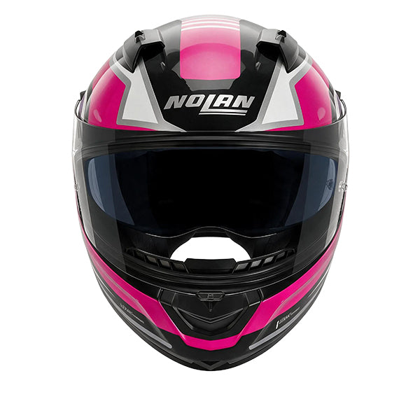 Nolan N60-6 Piega Black / Fuchsia FREE UK Delivery, FREE 365 Day Returns | Moto Central