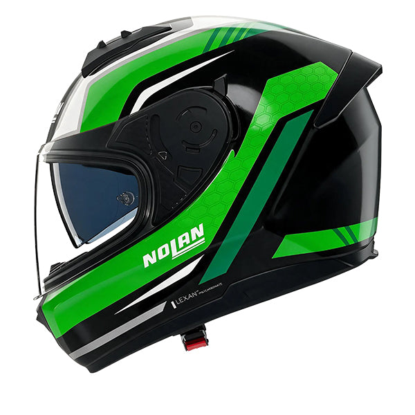 Nolan N60-6 Piega Black / Green FREE UK Delivery, FREE 365 Day Returns | Moto Central