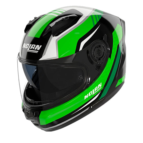 Nolan N60-6 Piega Black / Green FREE UK Delivery, FREE 365 Day Returns | Moto Central