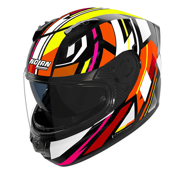 Nolan N60-6 Cirota Black / White / Orange FREE UK Delivery, FREE 365 Day Returns | Moto Central