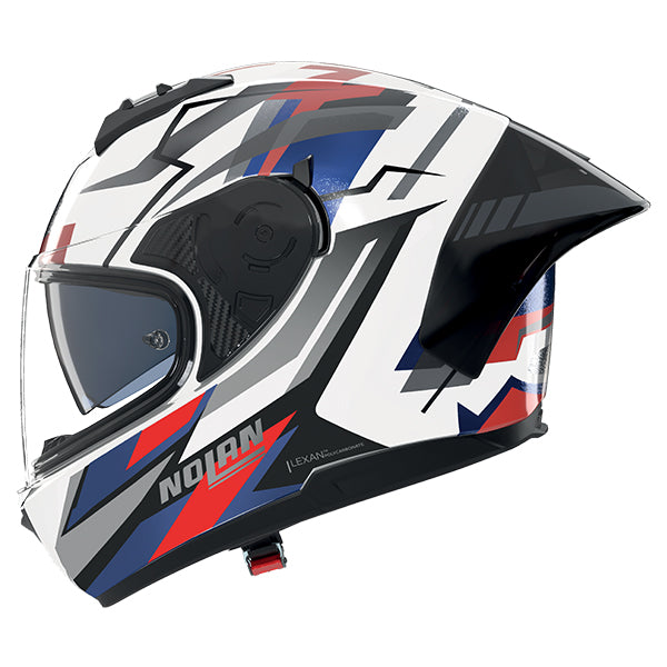 Nolan N60-6 Sport Corsa White / Blue / Red FREE UK Delivery, FREE 365 Day Returns | Moto Central