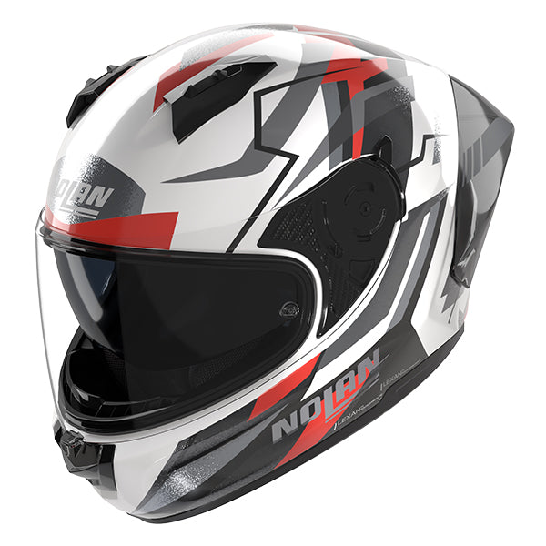 Nolan N60-6 Sport Corsa White / Black / Red FREE UK Delivery, FREE 365 Day Returns | Moto Central