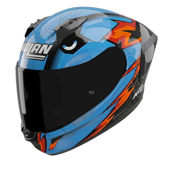 Nolan N60-6 Sport Replica Oliveira Black / Blue / Orange FREE UK Delivery, FREE 365 Day Returns | Moto Central