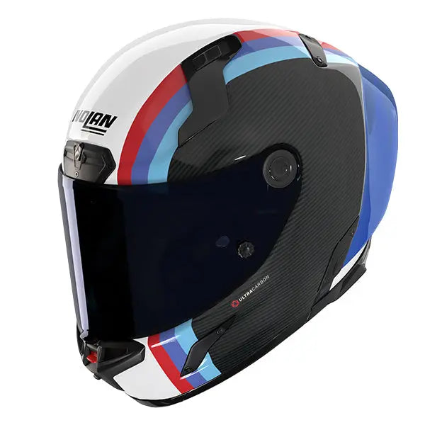 Nolan X-804 RS Gemini Carbon / Blue / Red / White FREE UK Delivery, FREE 365 Day Returns | Moto Central