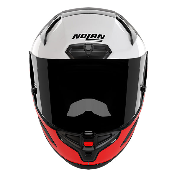 Nolan X-804 RS Blocco Carbon / Grey / Red FREE UK Delivery, FREE 365 Day Returns | Moto Central