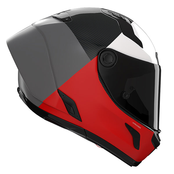 Nolan X-804 RS Blocco Carbon / Grey / Red FREE UK Delivery, FREE 365 Day Returns | Moto Central