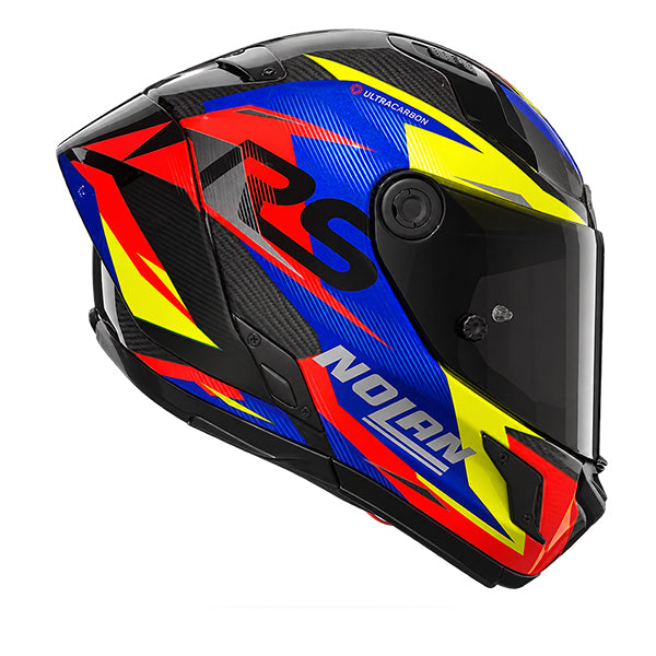 Nolan X-804 RS Fuorigiri Black / Orange / Blue FREE UK Delivery, FREE 365 Day Returns | Moto Central