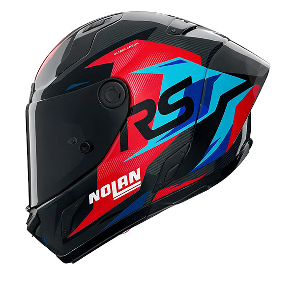 Nolan X-804 RS Fuorigiri Black / Red / Blue FREE UK Delivery, FREE 365 Day Returns | Moto Central