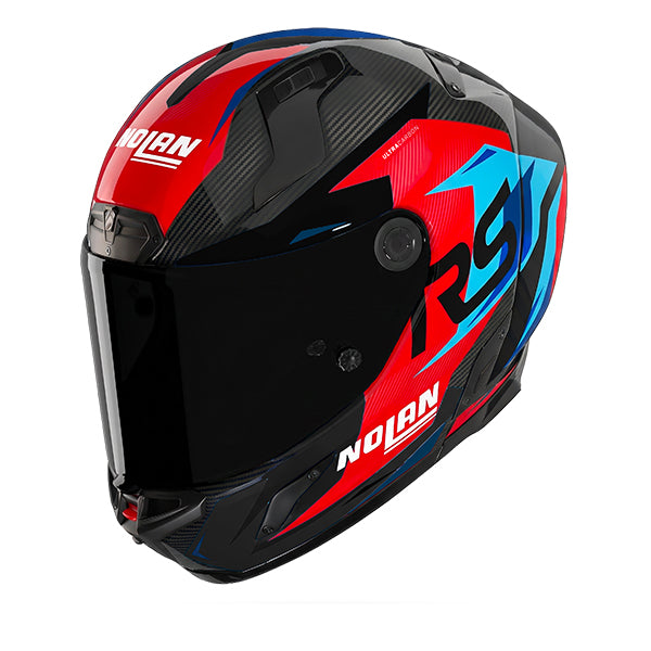Nolan X-804 RS Fuorigiri Black / Red / Blue FREE UK Delivery, FREE 365 Day Returns | Moto Central