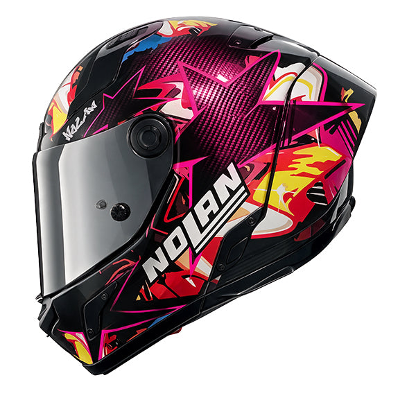 Nolan X-804 RS Chicane Liquid Purple / Multicolored Purple FREE UK Delivery, FREE 365 Day Returns | Moto Central