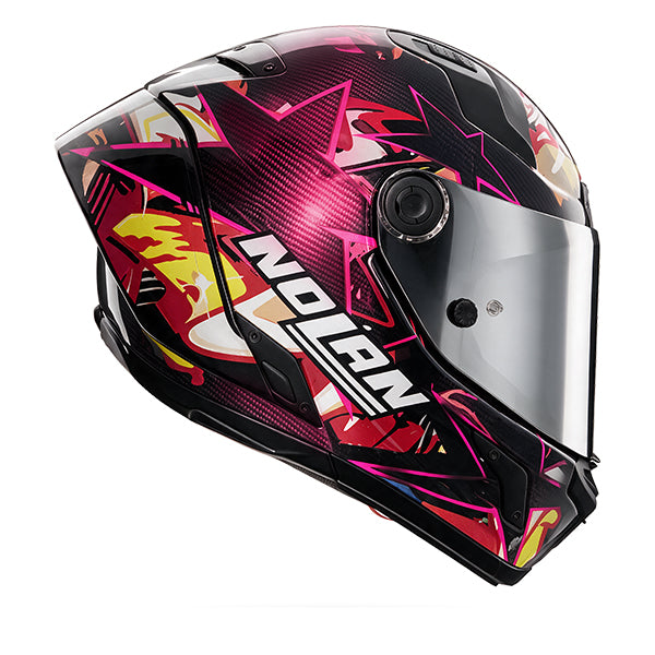 Nolan X-804 RS Chicane Liquid Purple / Multicolored Purple FREE UK Delivery, FREE 365 Day Returns | Moto Central