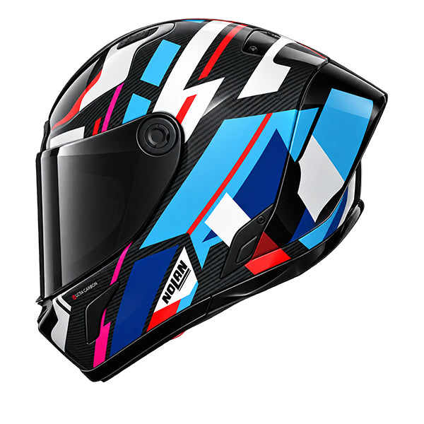 Nolan X-804 RS Cirota Black / Light Blue / White FREE UK Delivery, FREE 365 Day Returns | Moto Central