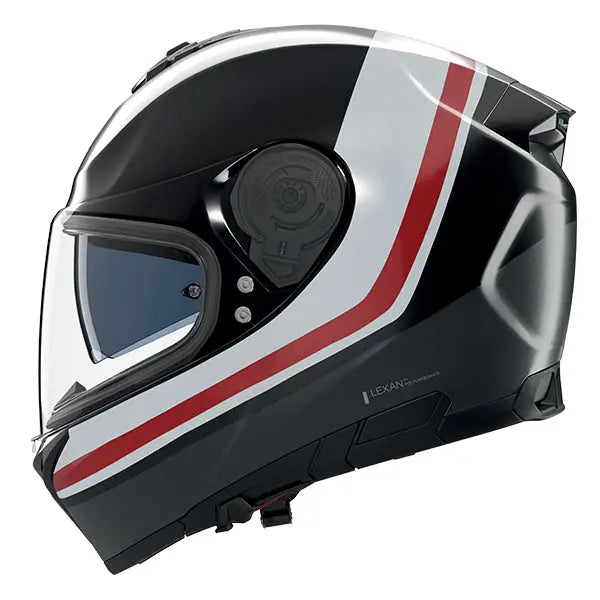 Nolan N80-8 Incline Black / White / Red / Grey FREE UK Delivery, FREE 365 Day Returns | Moto Central