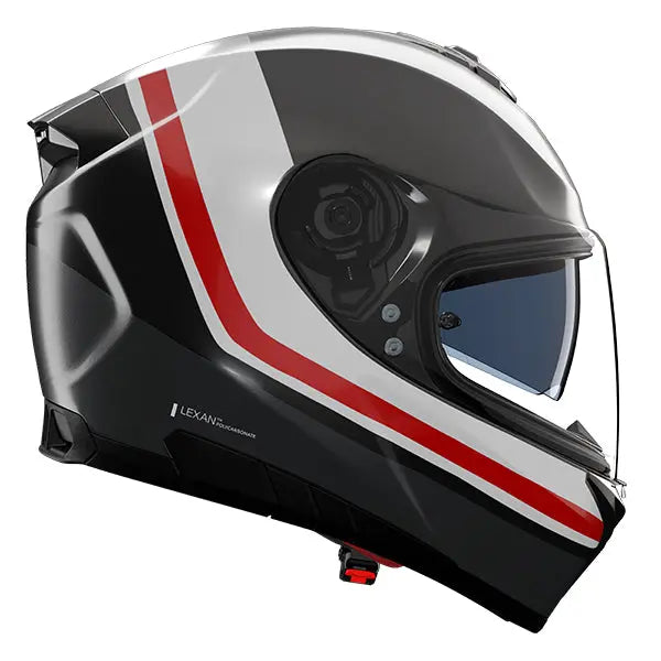 Nolan N80-8 Incline Black / White / Red / Grey FREE UK Delivery, FREE 365 Day Returns | Moto Central