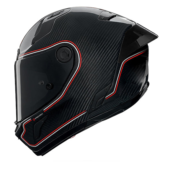 Nolan X-804 ST Ultra Carbon Asso Black / Red FREE UK Delivery, FREE 365 Day Returns | Moto Central