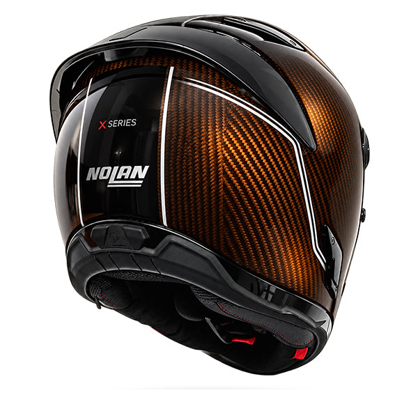Nolan X-804 ST Ultra Carbon Asso Brown / Silver Liquid FREE UK Delivery, FREE 365 Day Returns | Moto Central