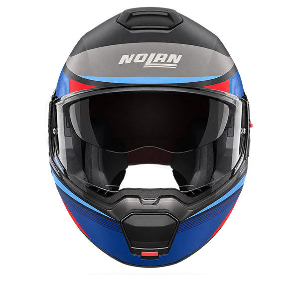 Nolan N120-1 Duetto Black / Blue / Red FREE UK Delivery, FREE 365 Day Returns | Moto Central