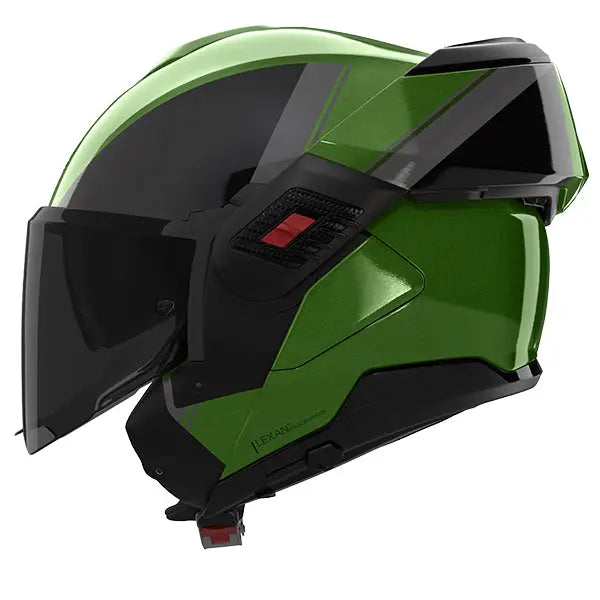 Nolan N120-1 Verniciatura Speciale Green / Grey / Black FREE UK Delivery, FREE 365 Day Returns | Moto Central