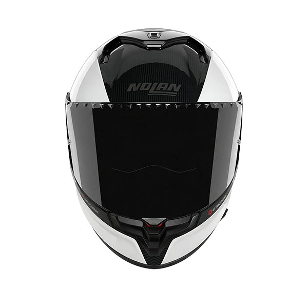 Nolan X-904 Ultra Carbon Emblema White / Black FREE UK Delivery, FREE 365 Day Returns | Moto Central