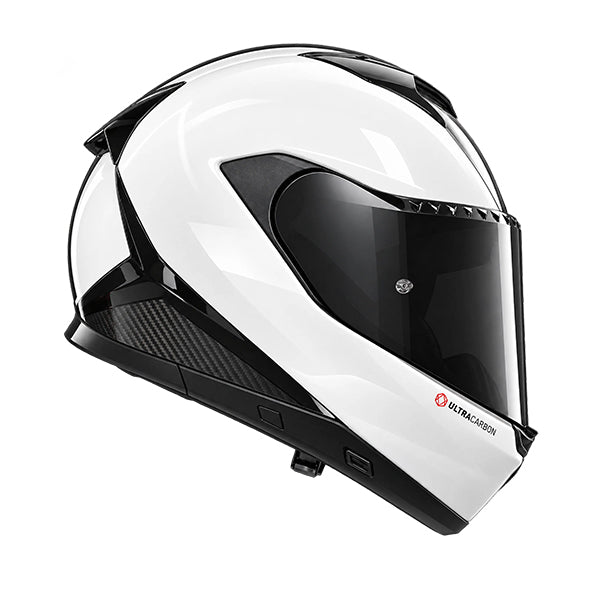 Nolan X-904 Ultra Carbon Emblema White / Black FREE UK Delivery, FREE 365 Day Returns | Moto Central