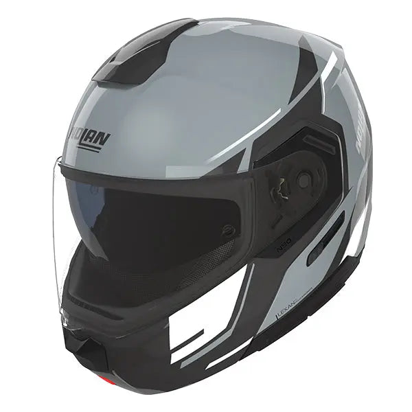 Nolan N90-3 06 Sincrono Grey / Black / White FREE UK Delivery, FREE 365 Day Returns | Moto Central