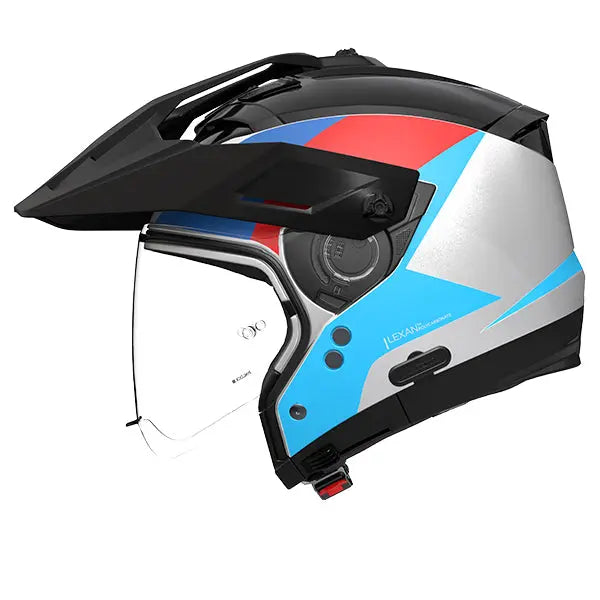 Nolan N70-2 X 06 Turbine Grey / Blue / Red FREE UK Delivery, FREE 365 Day Returns | Moto Central
