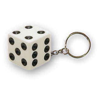 Trik Topz Dice Key Chain White - product view