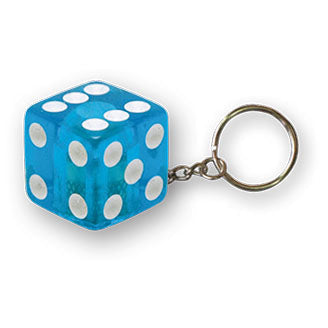 Trik Topz Dice Key Chain Blue Glitter - product view