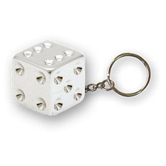 Trik Topz Dice Key Chain Chrome - product view