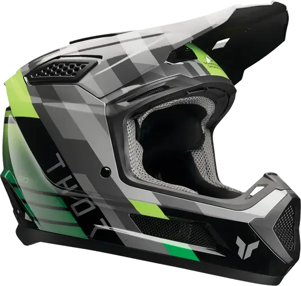 Thor Fleet Camber Black / Green - FREE UK Shipping, FREE 365 Day Returns | Moto Central